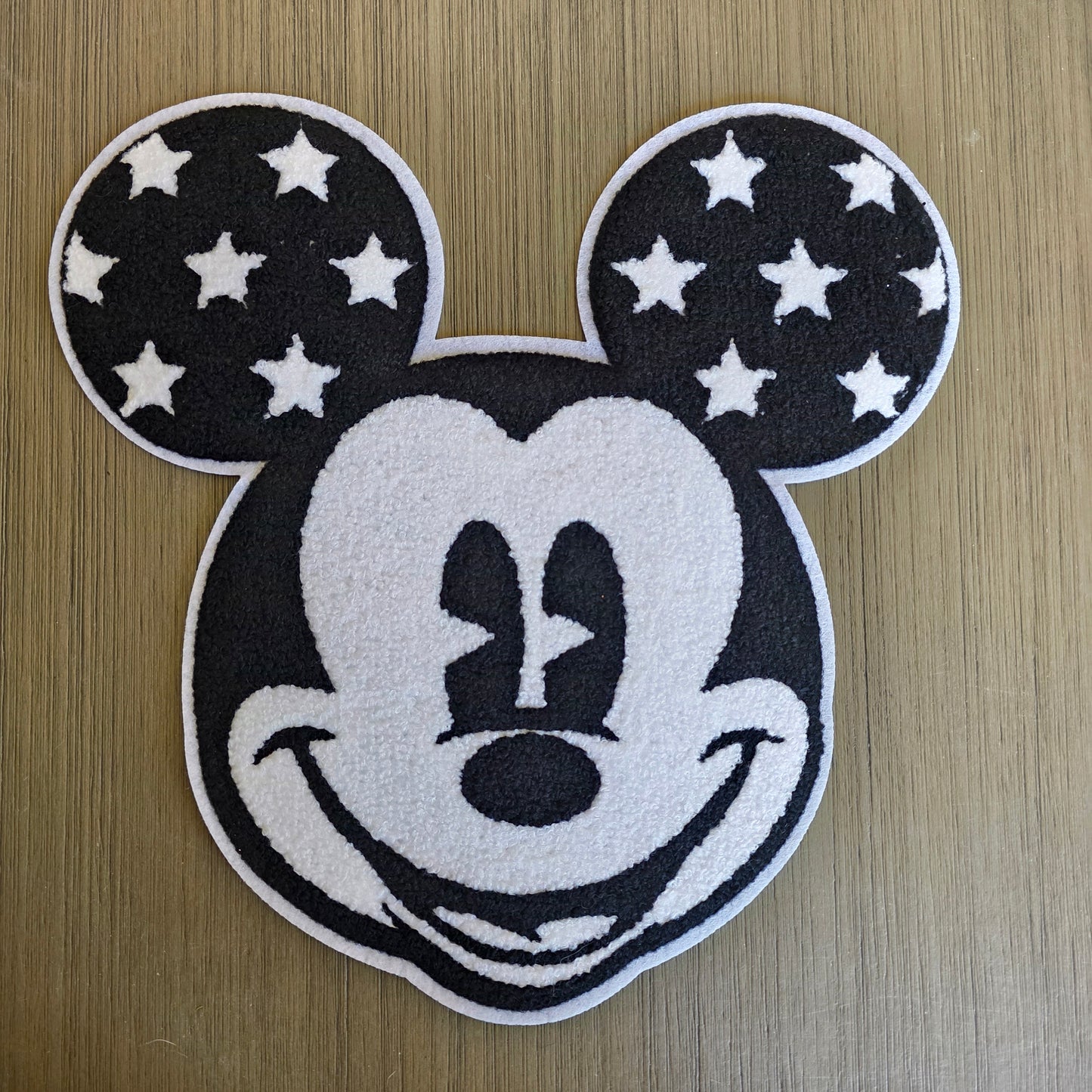 Mouse Head - Chenile Patch