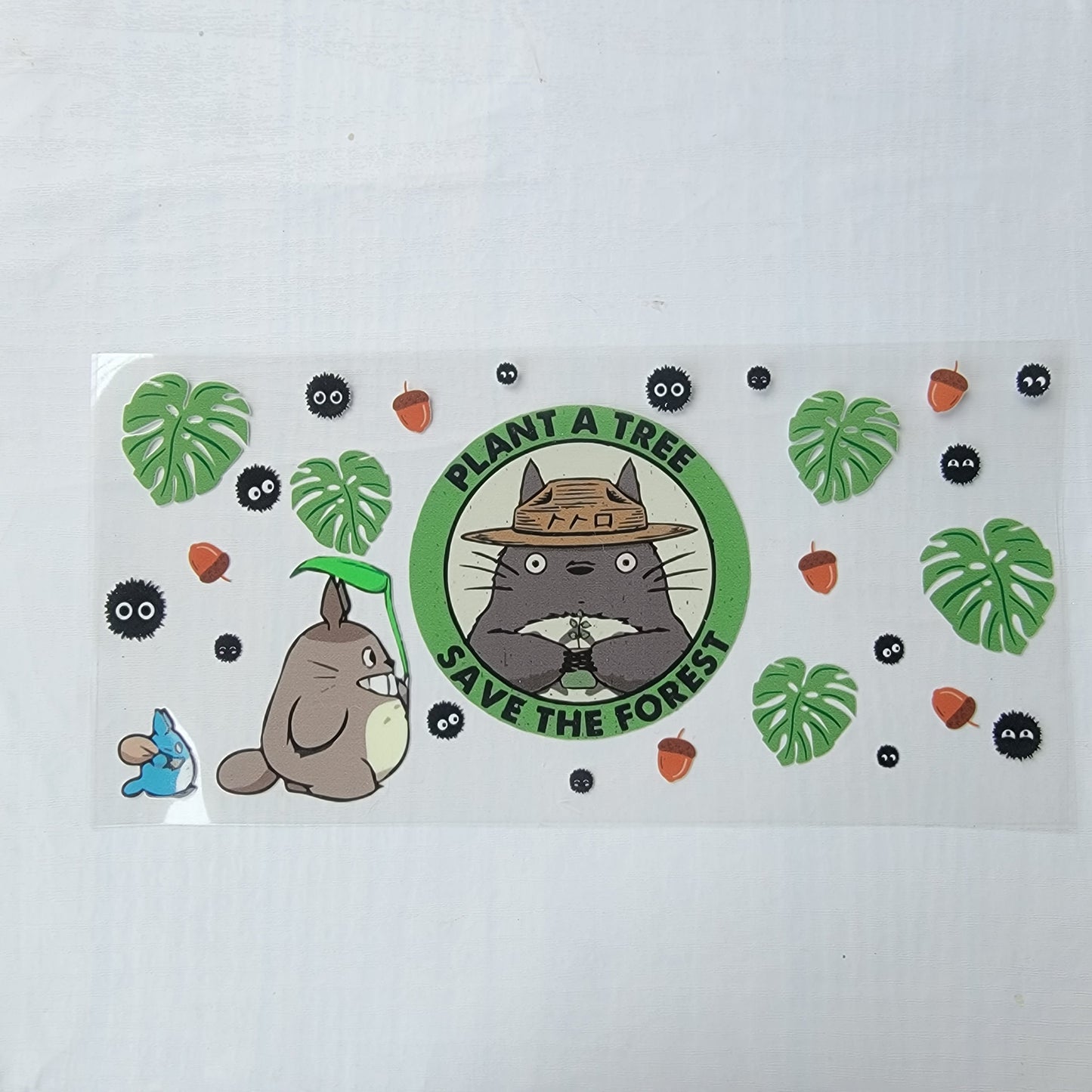 Plant a Tree Save The Forest - 16 oz Libby UV DTF Wrap RTS