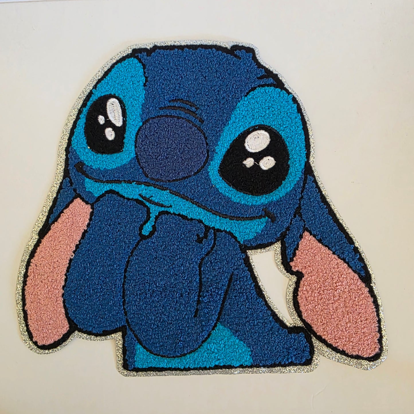 Blue Alien - Chenile Patch
