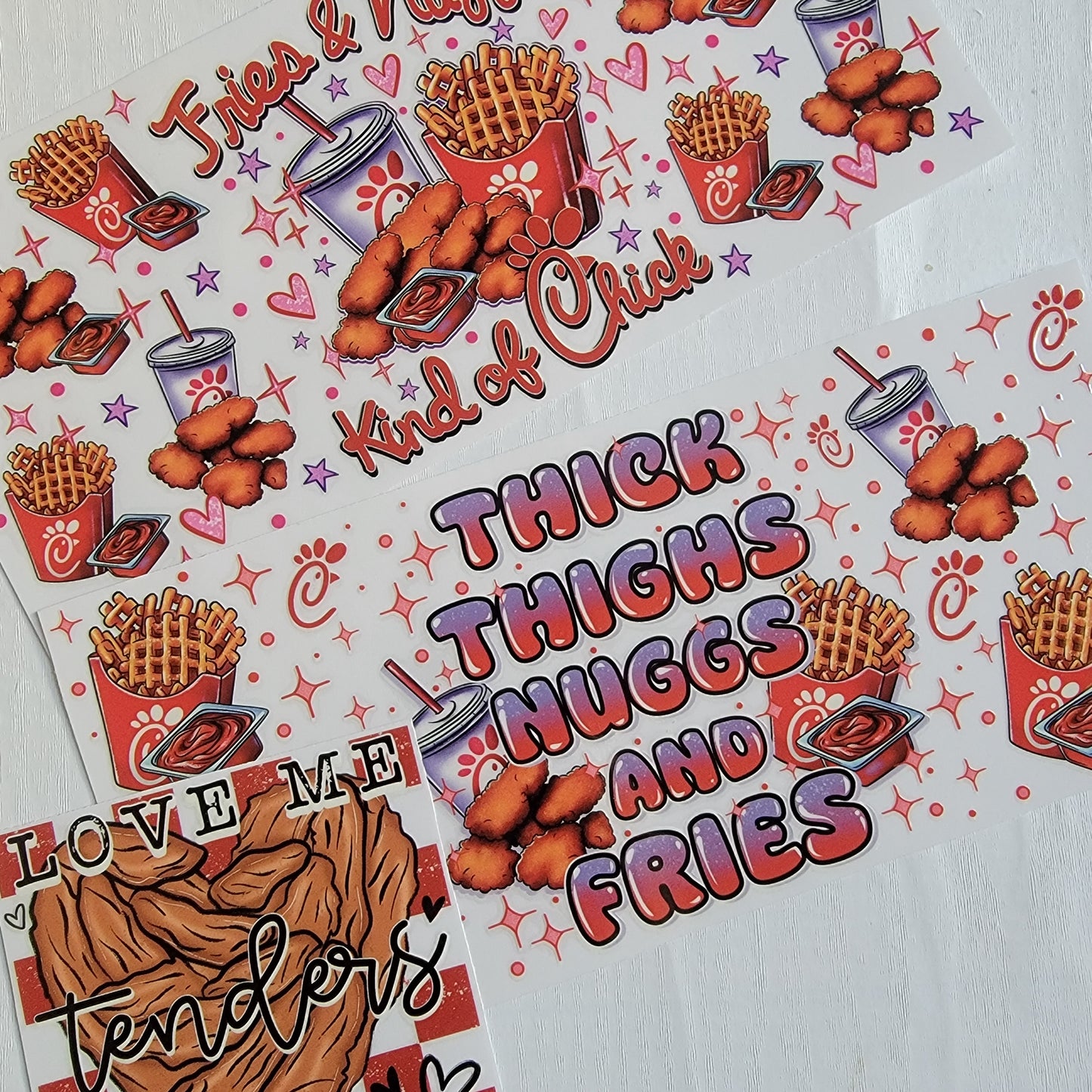 Thick Thigh And Chicken Nuggets Bundle - Libby UV DTF Wrap Bundle