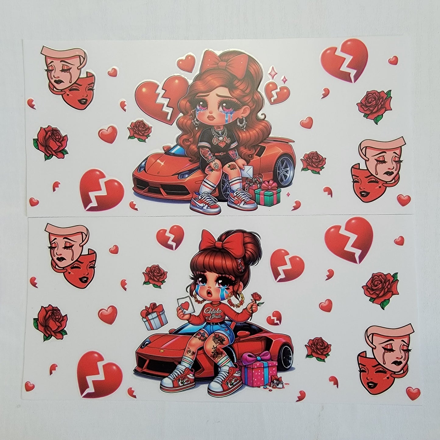 Chicano Sad Girl Bundle - Libby UV DTF Wrap Bundle