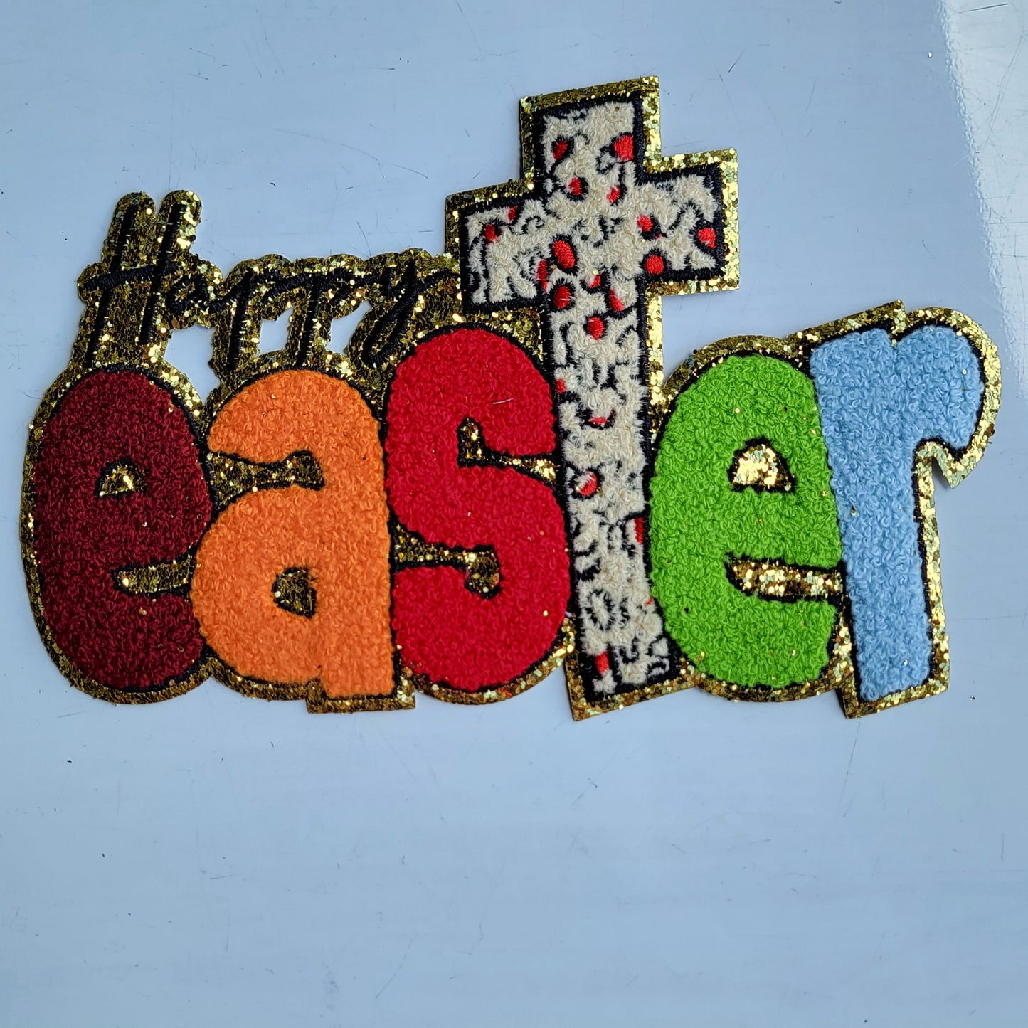 Happy Easter Chenile Patch