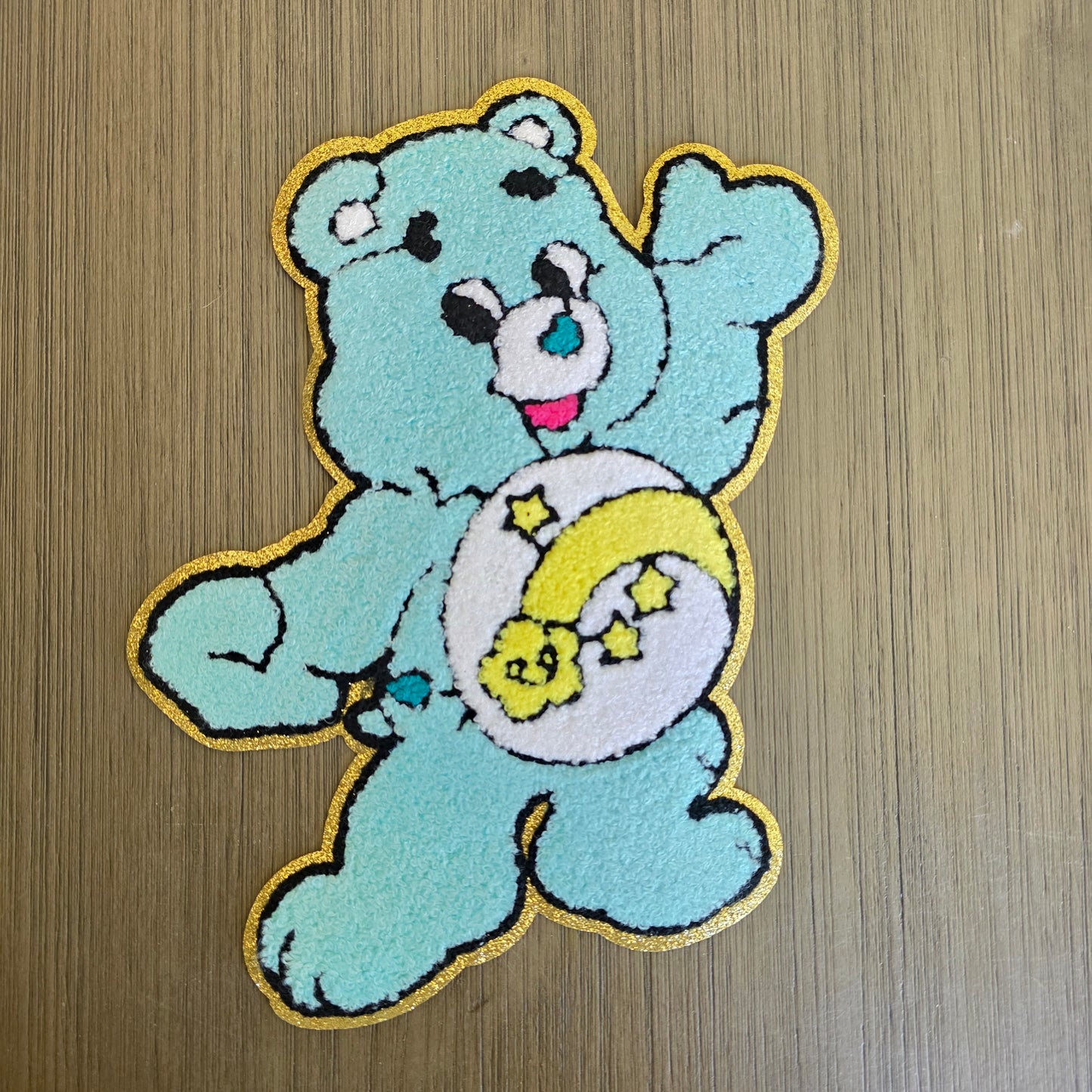 Blue Sunshine Bear - Chenile Patch