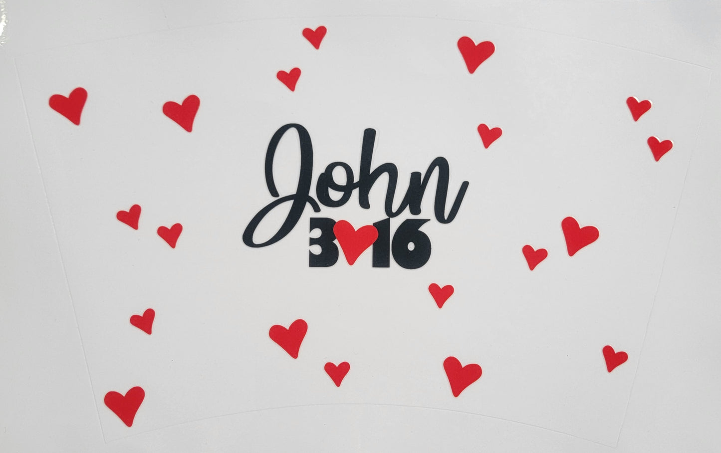 Faith John 3:16 - 24 oz cold cup Wrap RTS