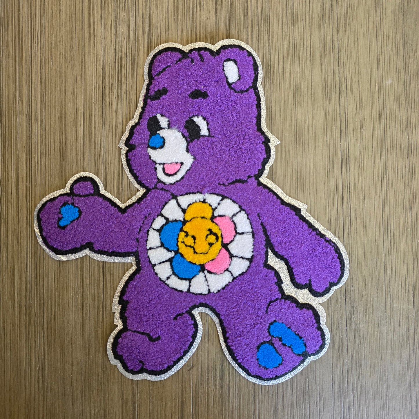 Purple Bear - Chenile Patch
