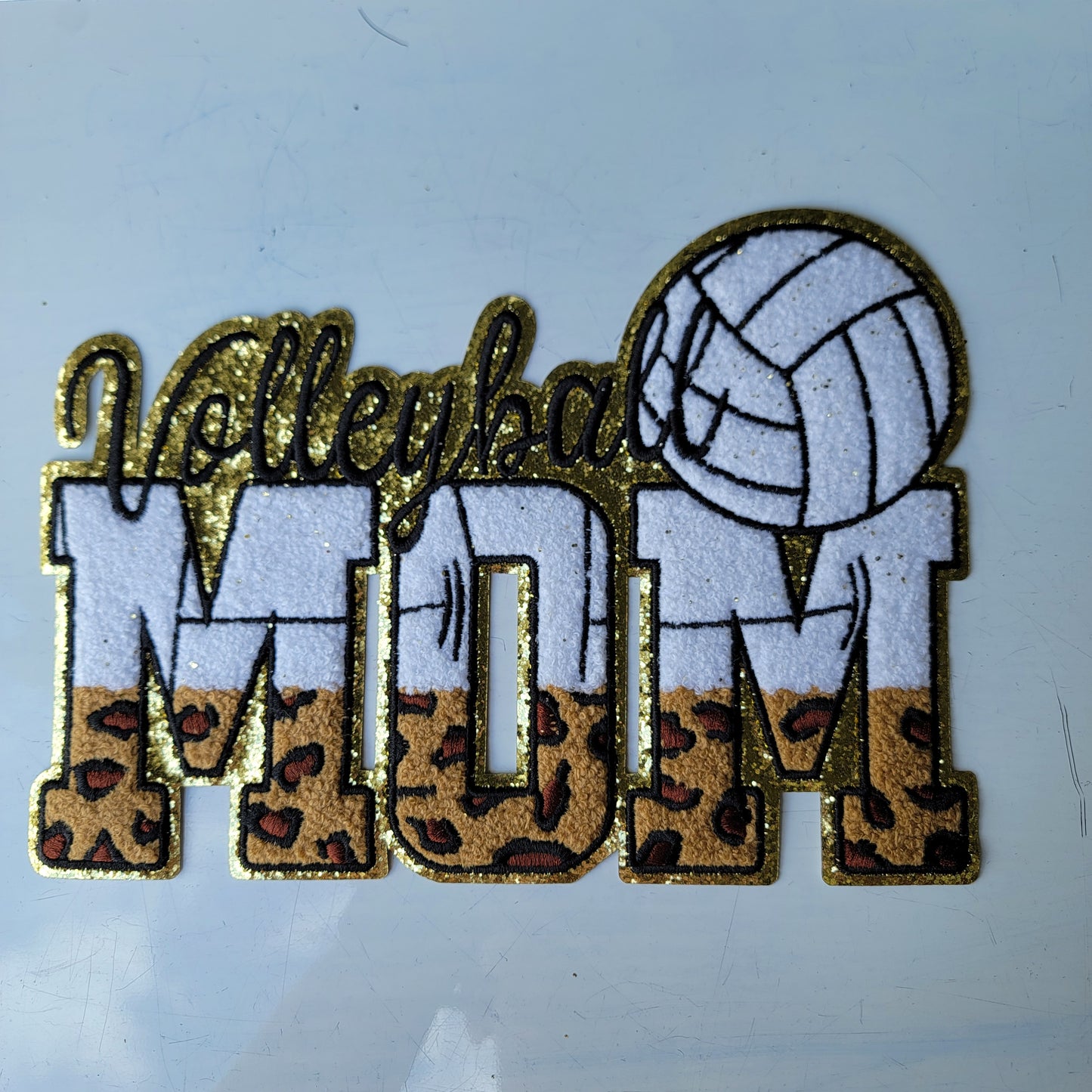 Volleyball Mom Chenile Patch