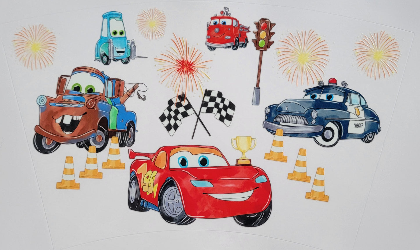 Cars - 24 oz cold cup Wrap RTS