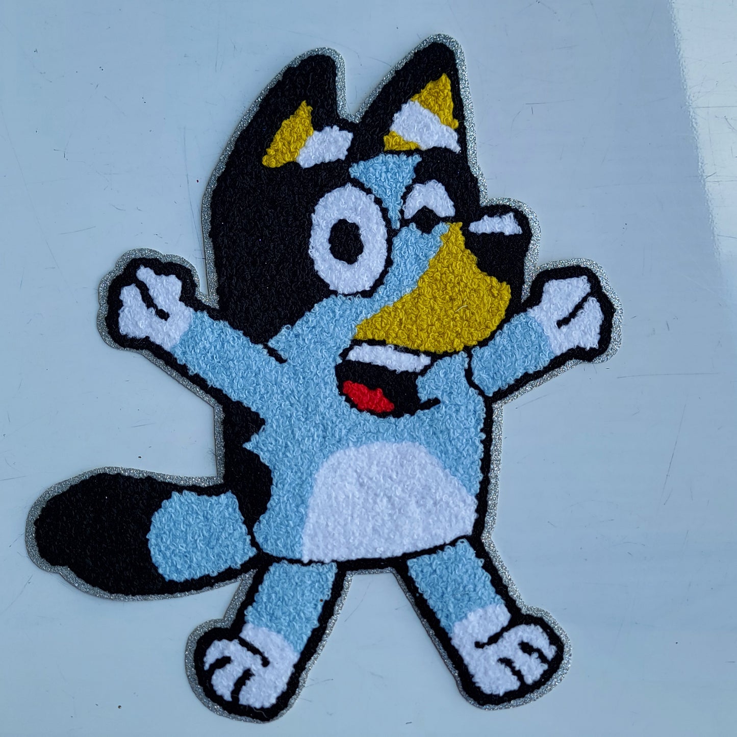 Blue Dog Chenile Patch