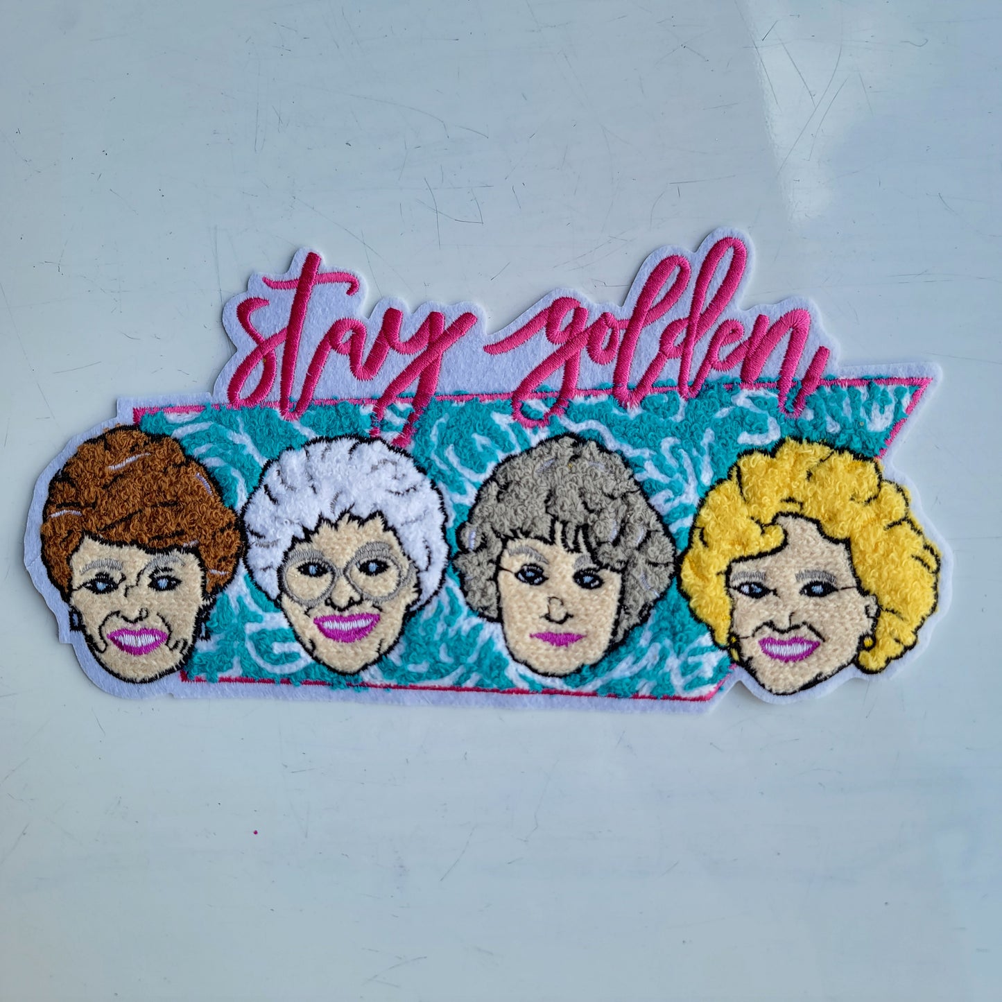 Golden ladies Chenile Patch