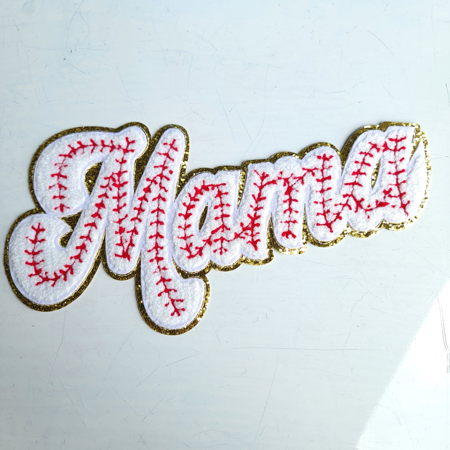 Baseball Mama Chenile Patch
