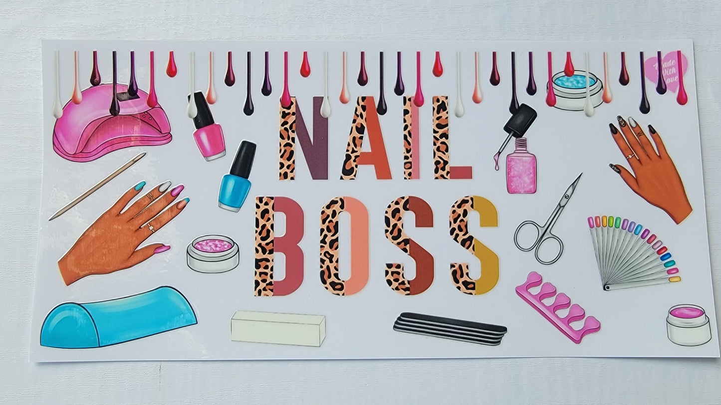 Drip Nail Boss - 16 oz Libby UV DTF Wrap RTS