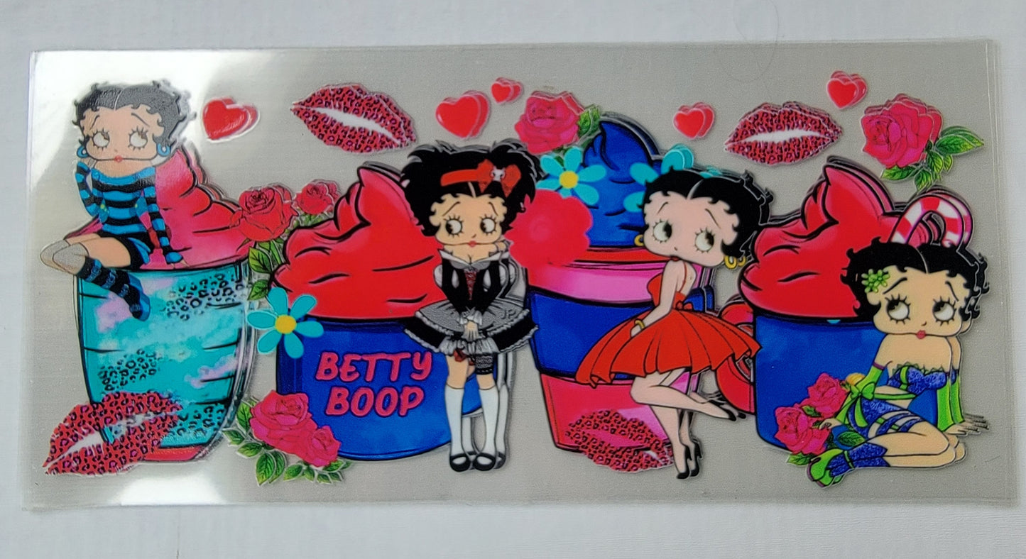 Betty Coffee - 16 oz Libby UV DTF Wrap RTS