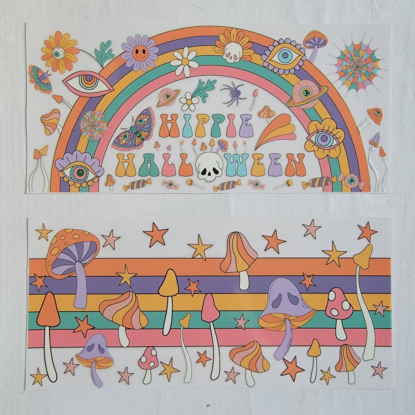 Hippie Swirly Smilies Bundle - Libby UV DTF Wrap Bundle