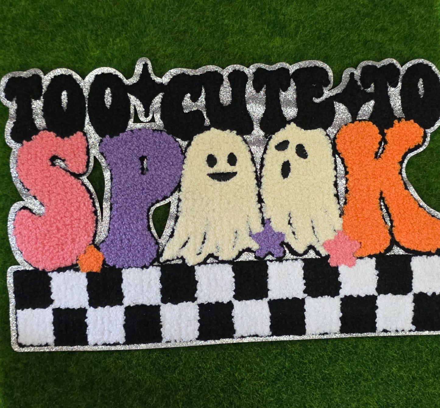 To Cure To Spook Ghost Chenile Patch