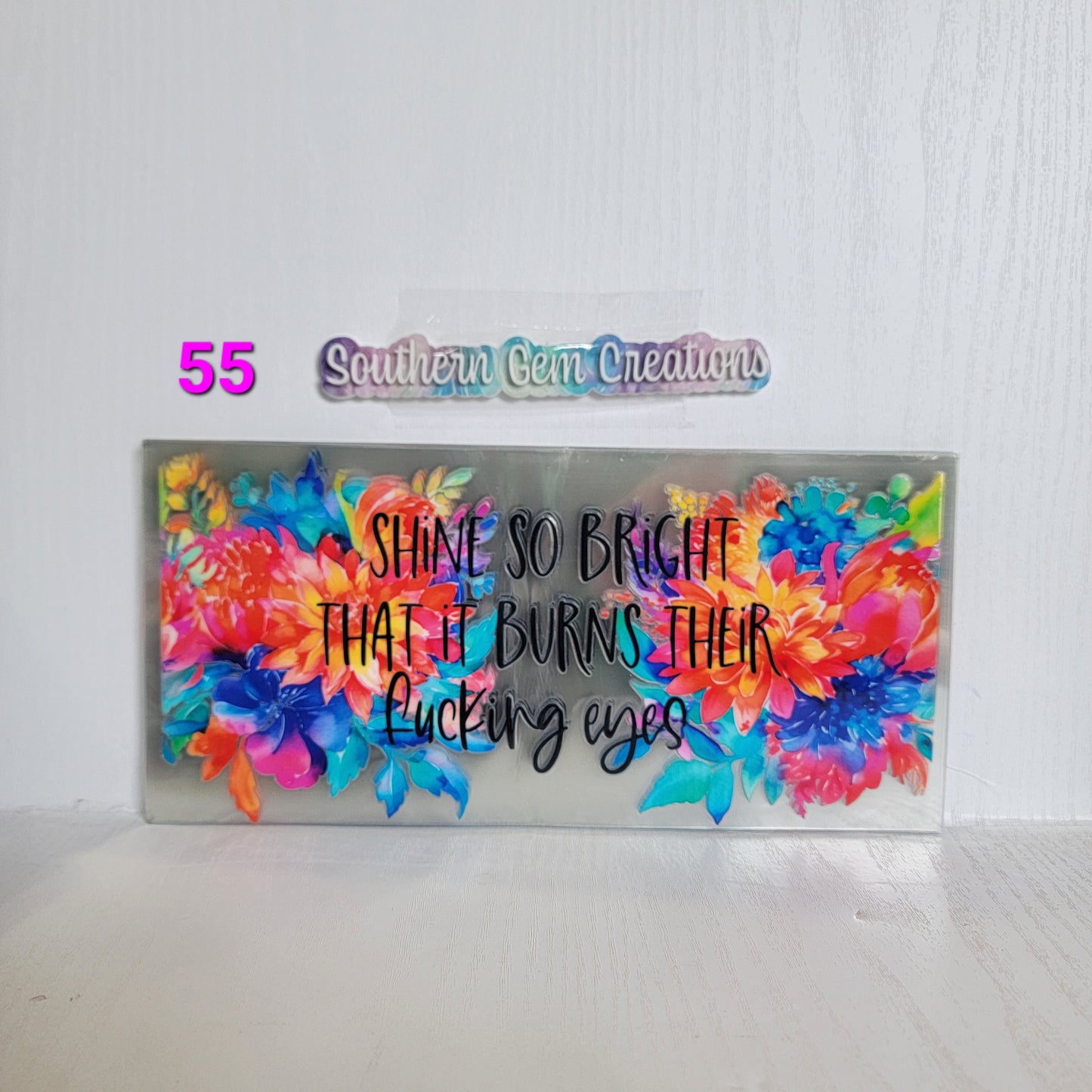 Shine So Bright - 16 oz Libby UV DTF Wrap RTS