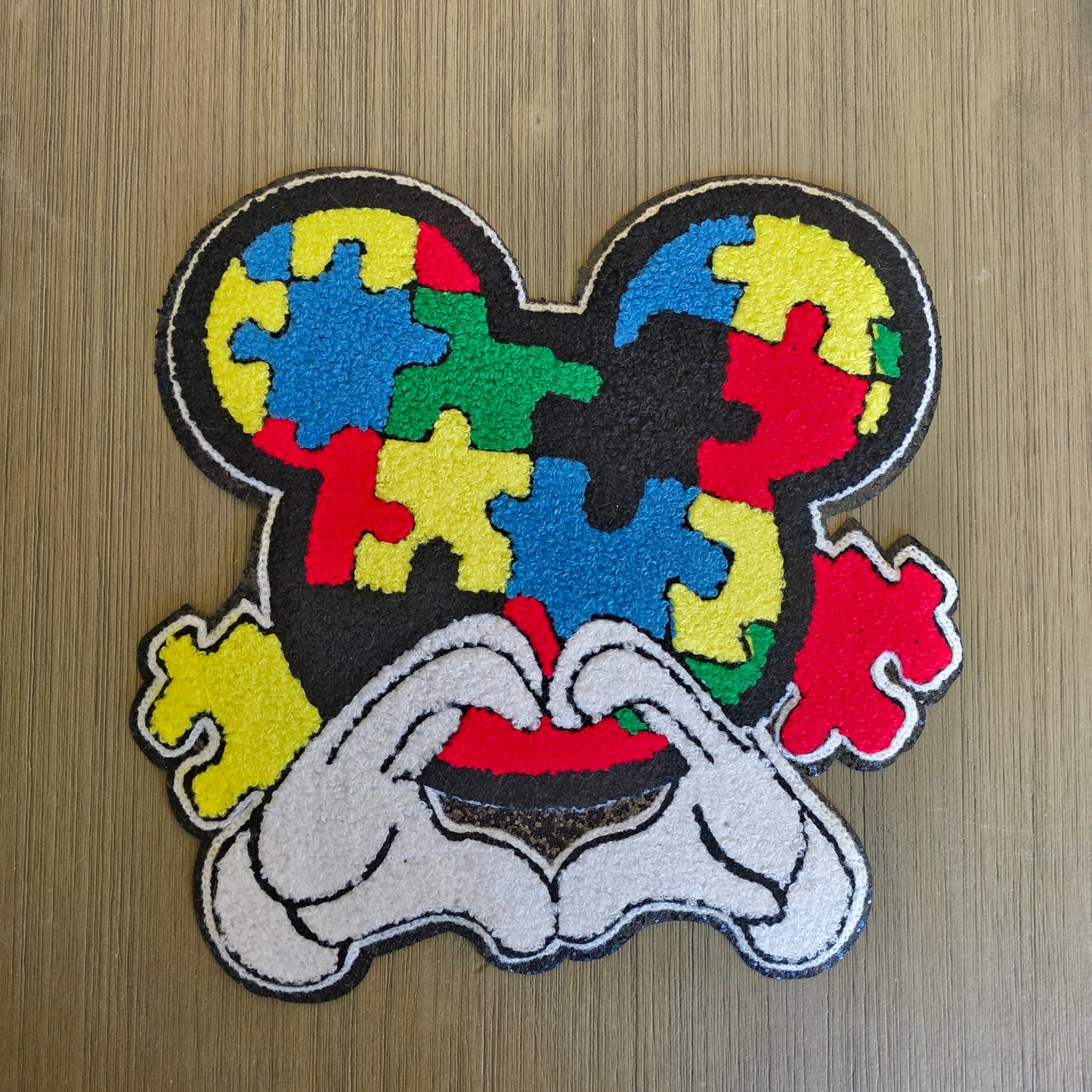 Autism Mouse - Chenile Patch