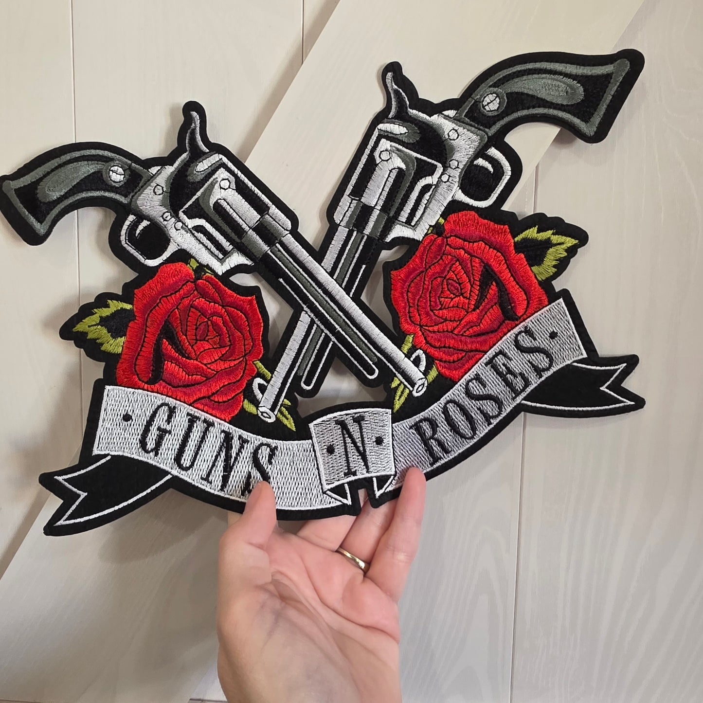 Guns and Roses - Embroidered Patch
