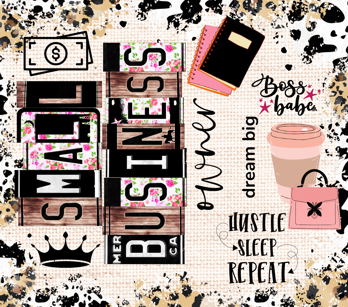 Small Business Owner - 20 Oz Sublimation Transfer