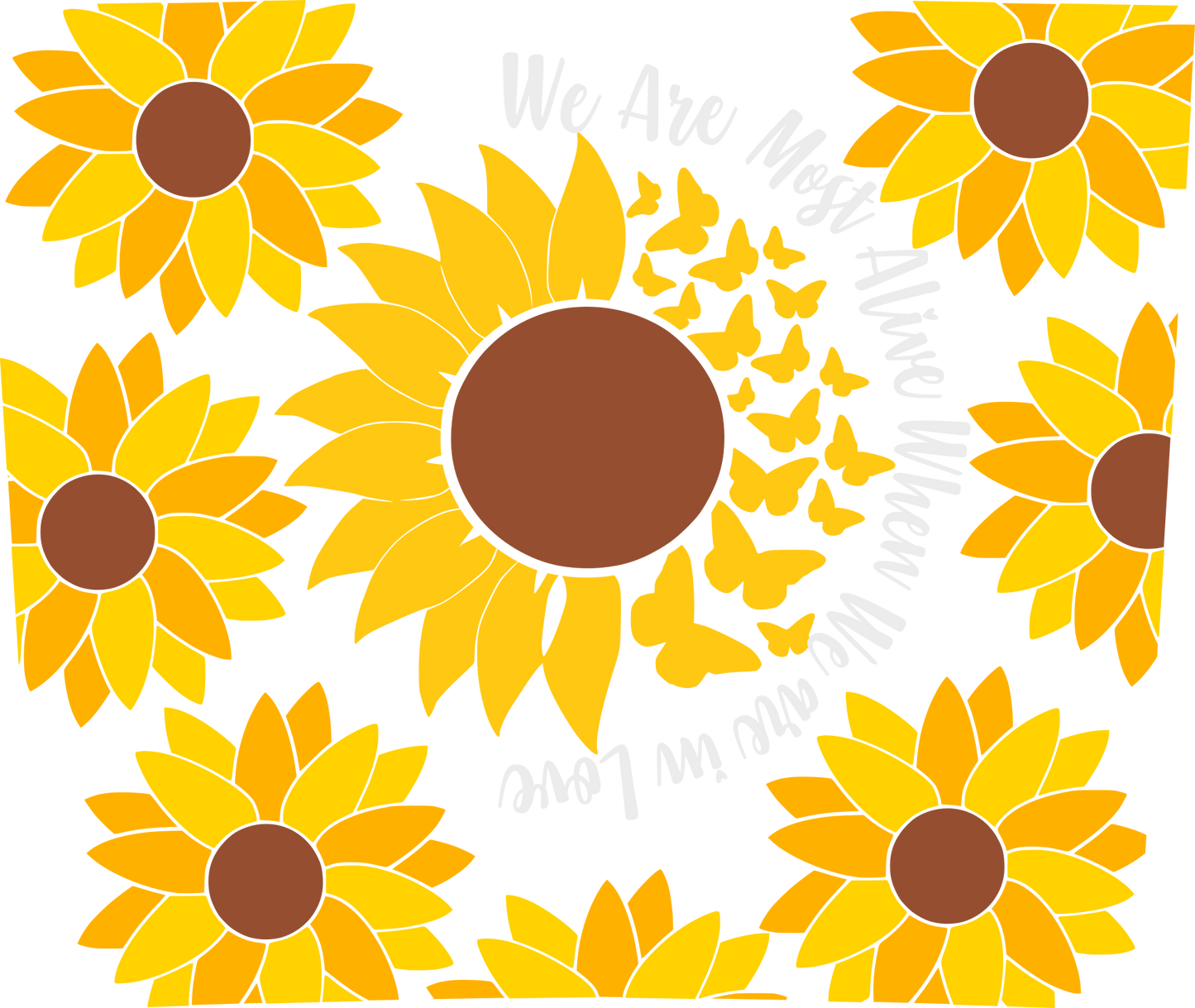 Sunflower - 16 oz Skinny Tumbler Strata Wrap