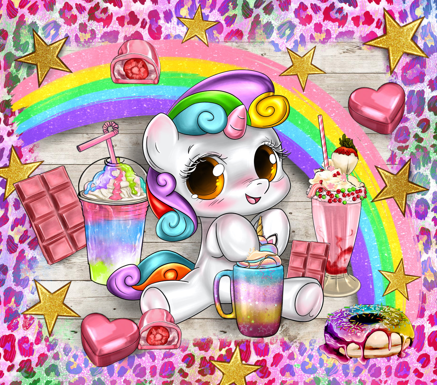 Unicorn - 20 Oz Sublimation Transfer