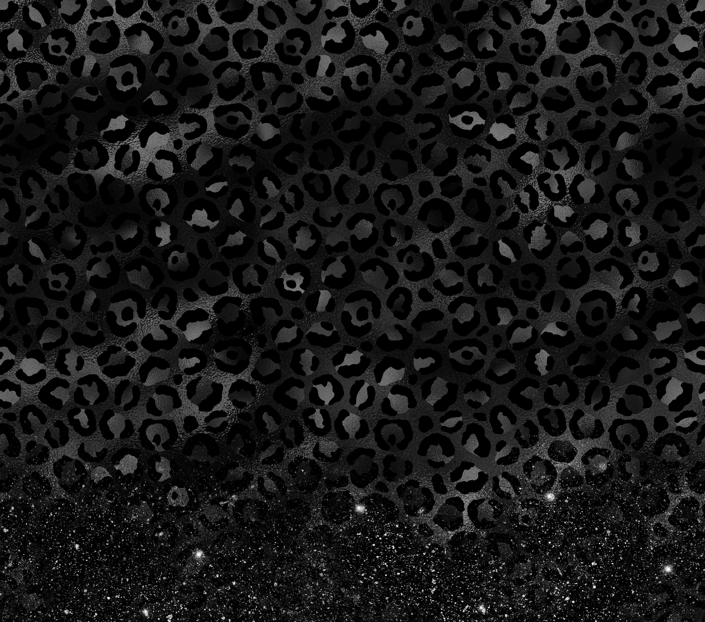 Black Leopard Print - 20 Oz Sublimation Transfer