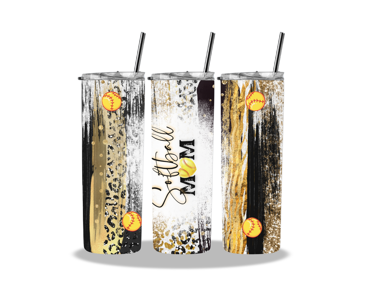 Softball Mom - Sublimation 20 oz tumbler