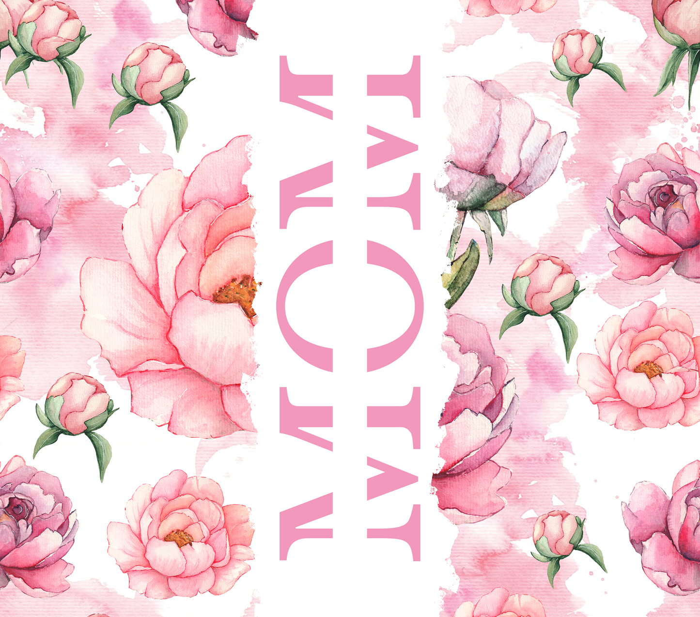 Mom Pink Floral - 20 Oz Sublimation Transfer