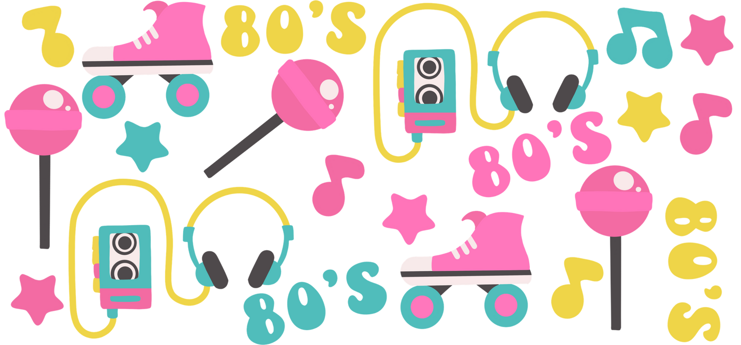 80's Wrap - 16 oz Libby Vinyl Wrap