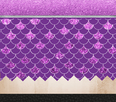 School Mermaid Scale Pencil 20 Oz Sublimation Transfer