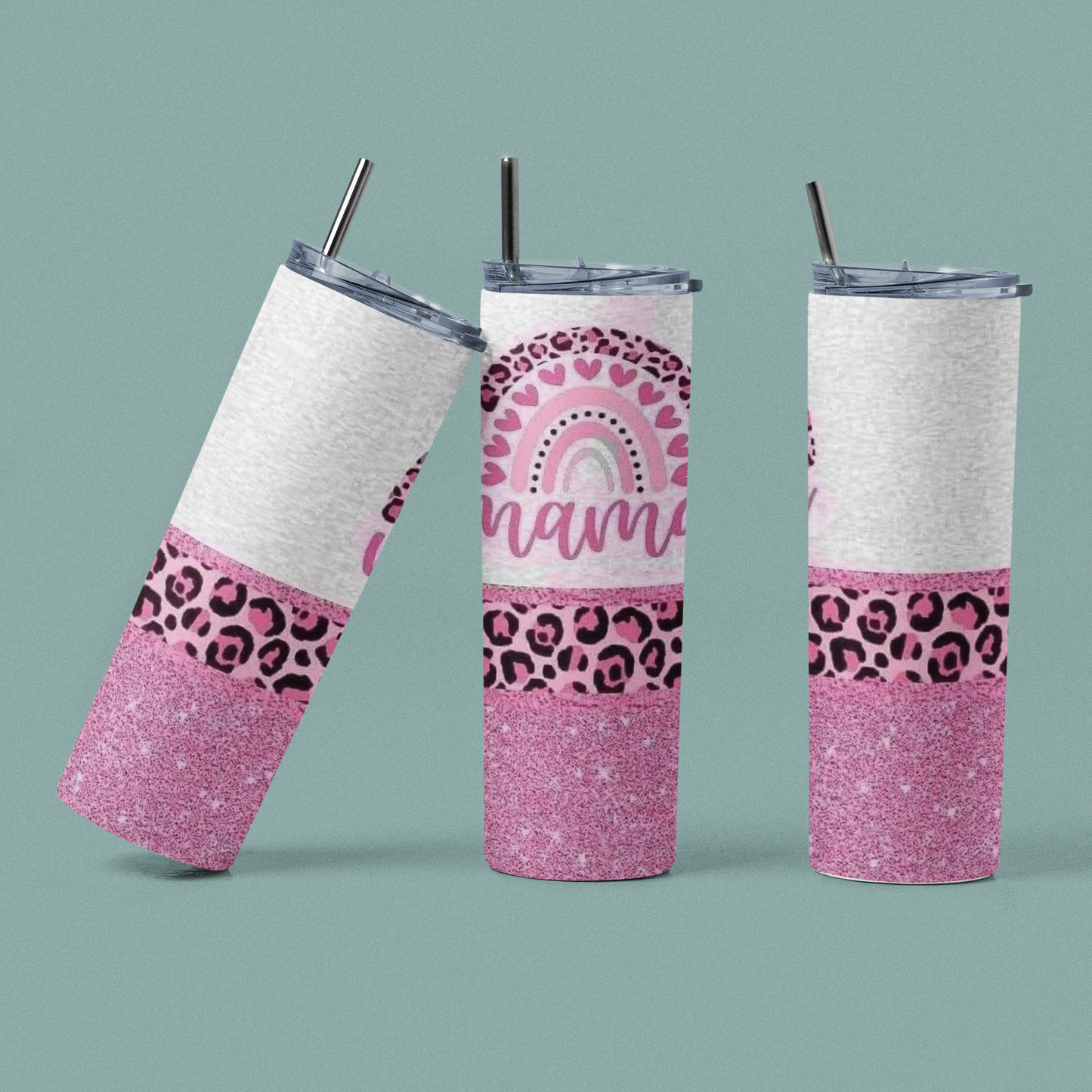 Mama w/ Regular Pink Cheetah Print