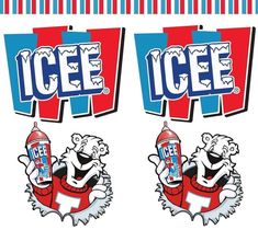 Icee - 20 Oz Printed Sublimation Transfer