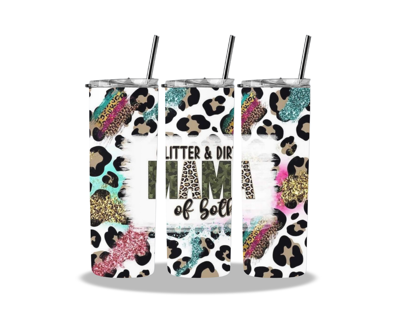 Mama Of Both - Sublimation 20 oz tumbler