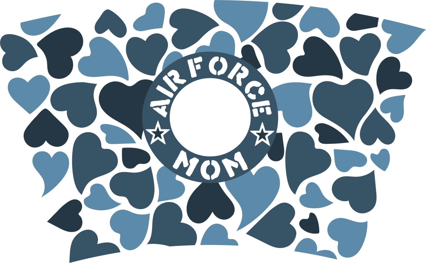 Air Force Mom HOLE - 24 Oz Cold Cup UV DTF Wrap