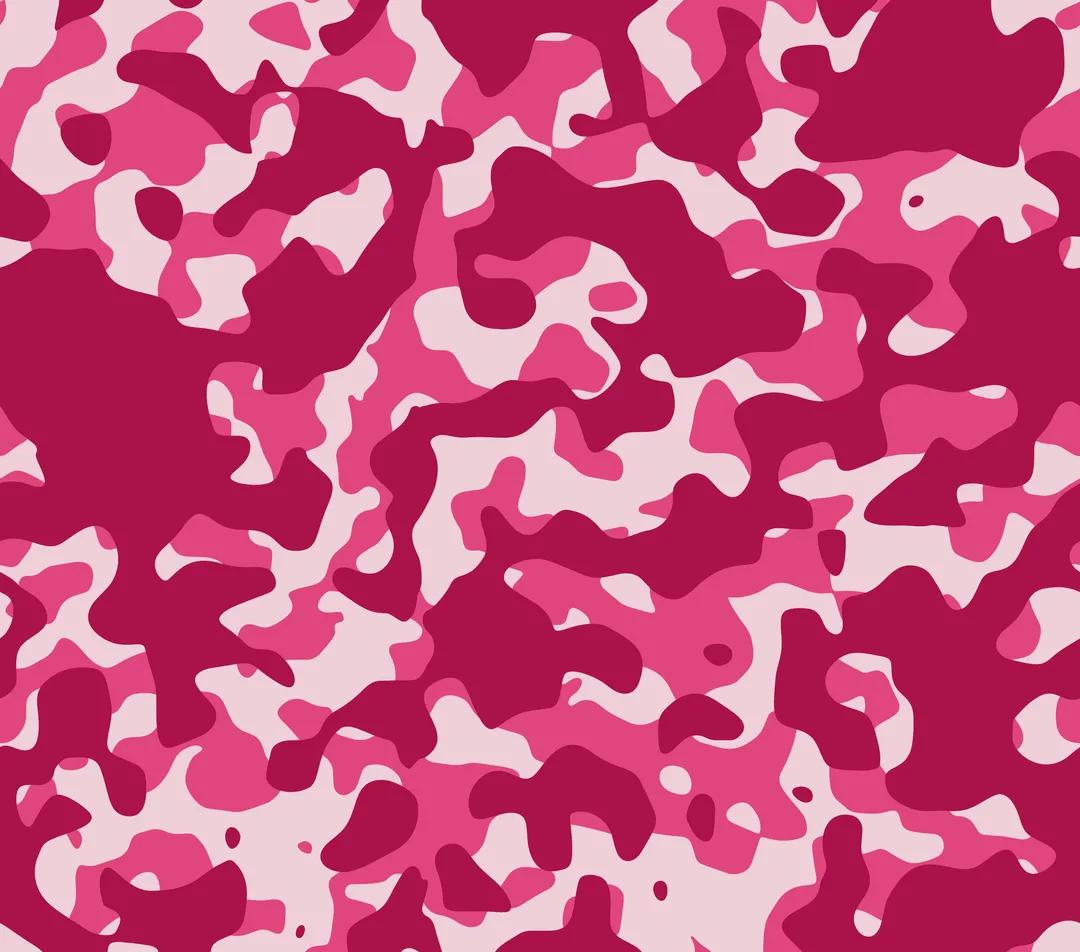 Valentine's Theme - Military Design - Hot Pink w/ Coral Pink Background - 20 Oz Sublimation Transfer