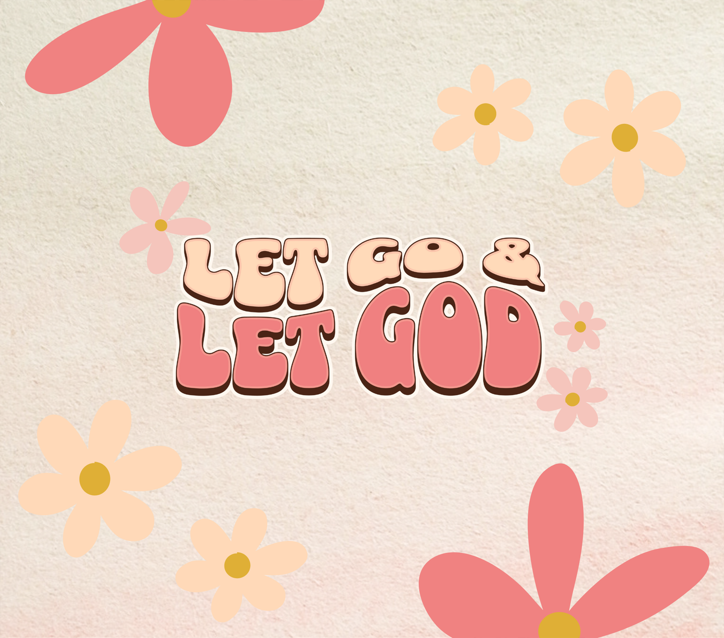 Let God - 20 Oz Sublimation Transfer