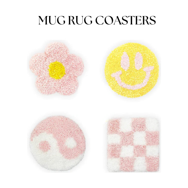 Threaded Mug Rug Drink Coaster