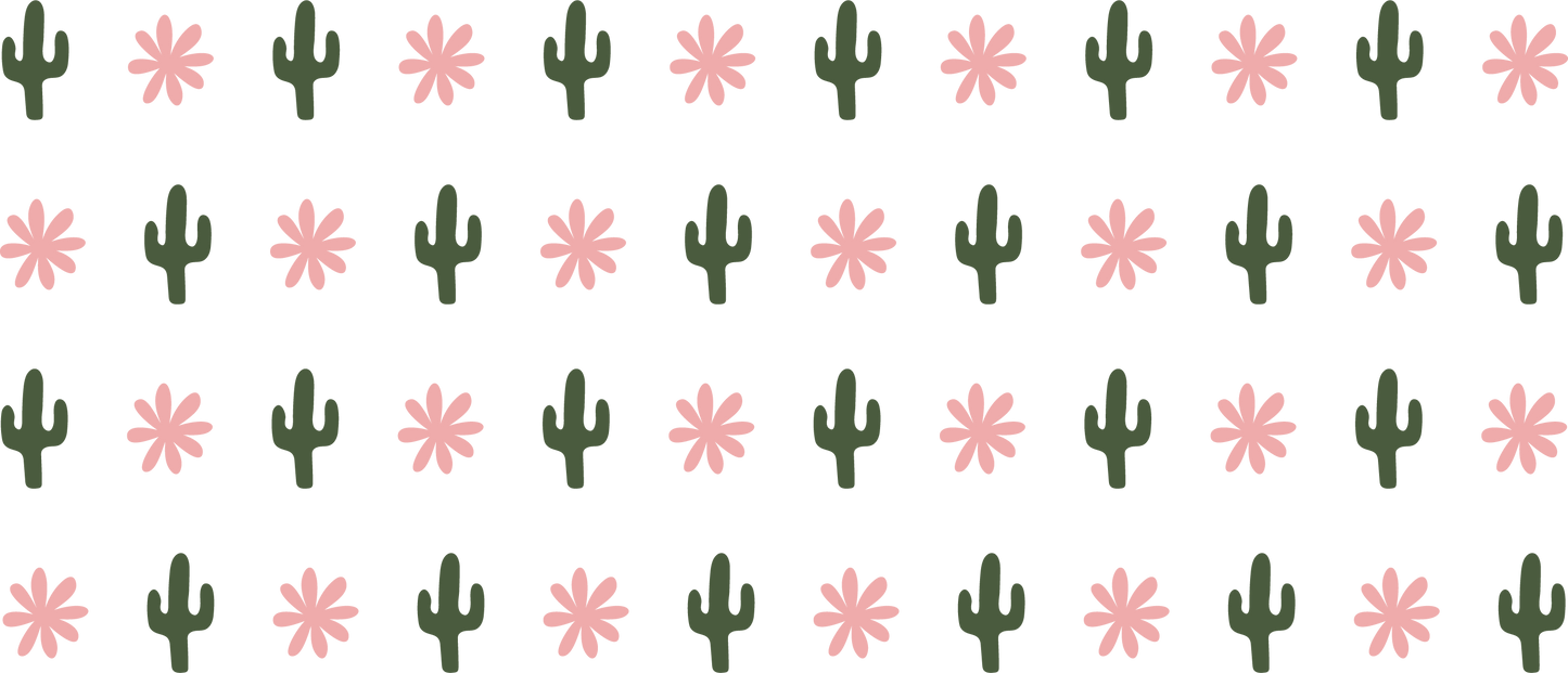 Mini Cactus - 16 oz Libby Vinyl Wrap