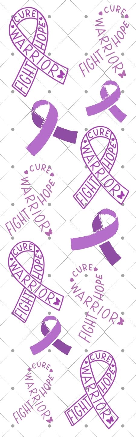Pancreatic Cancer Permanent Vinyl Pen Wrap