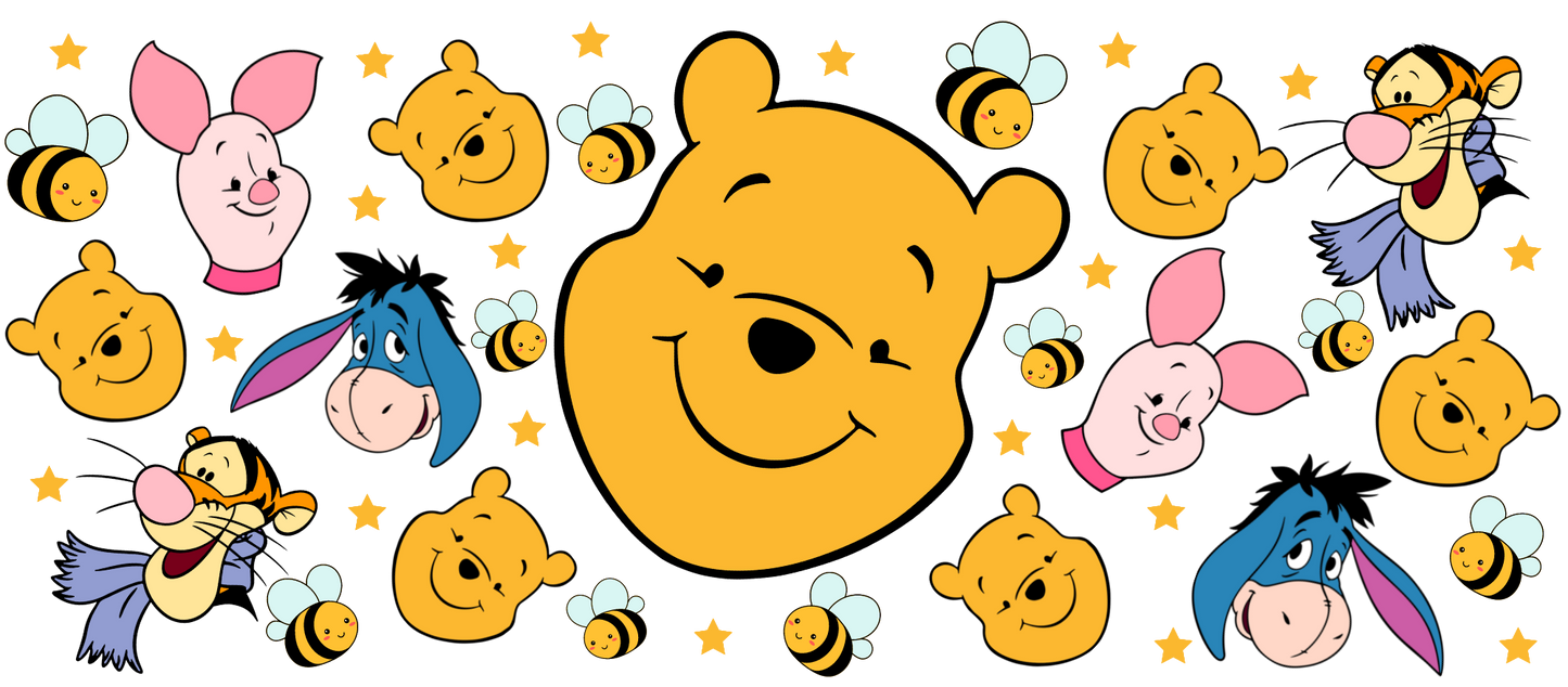 Bear Family - 16 oz Libby Vinyl Wrap