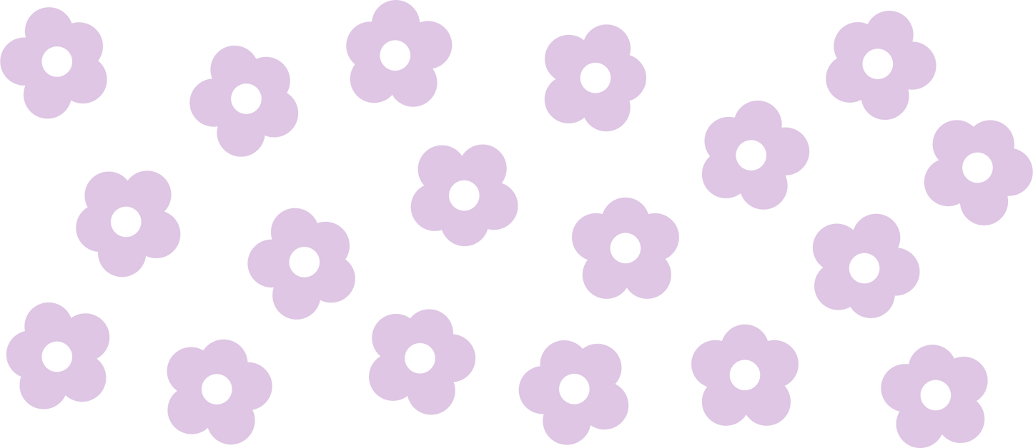 Retro Daisy Lilac - 16 oz Libby Vinyl Wrap