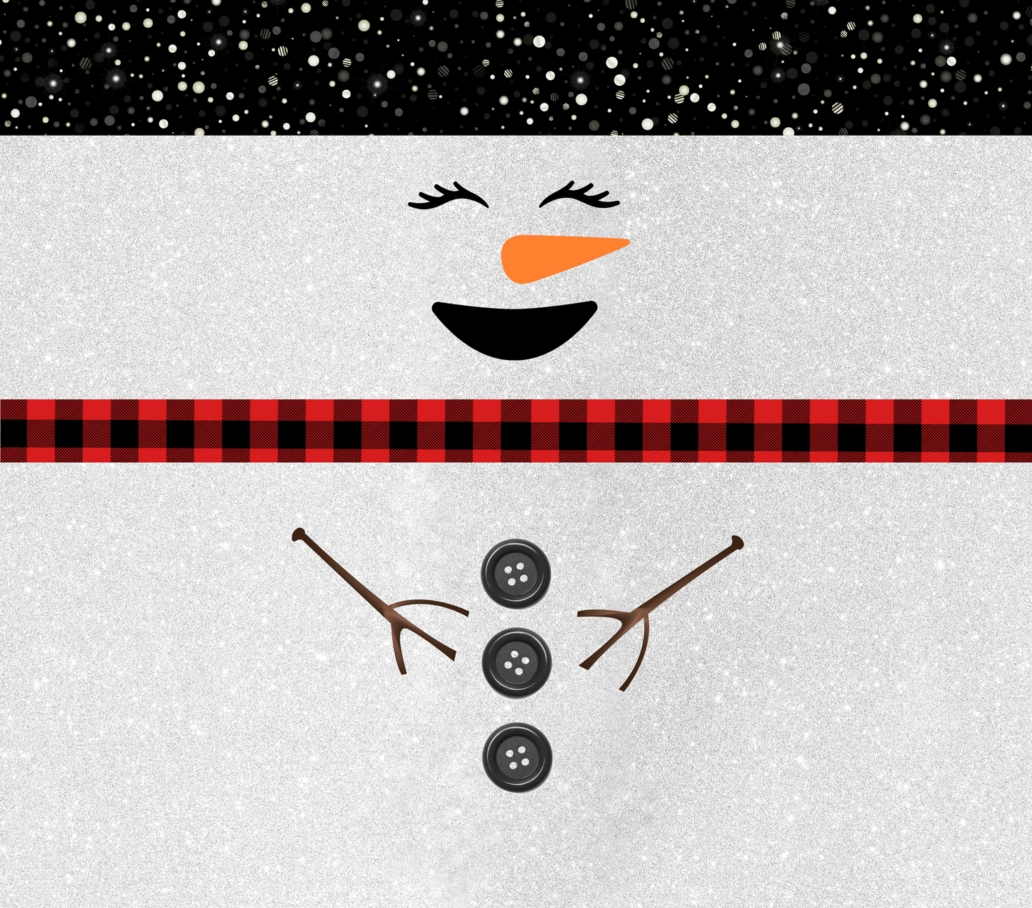 Snowman Christmas - 20 Oz Sublimation Transfer