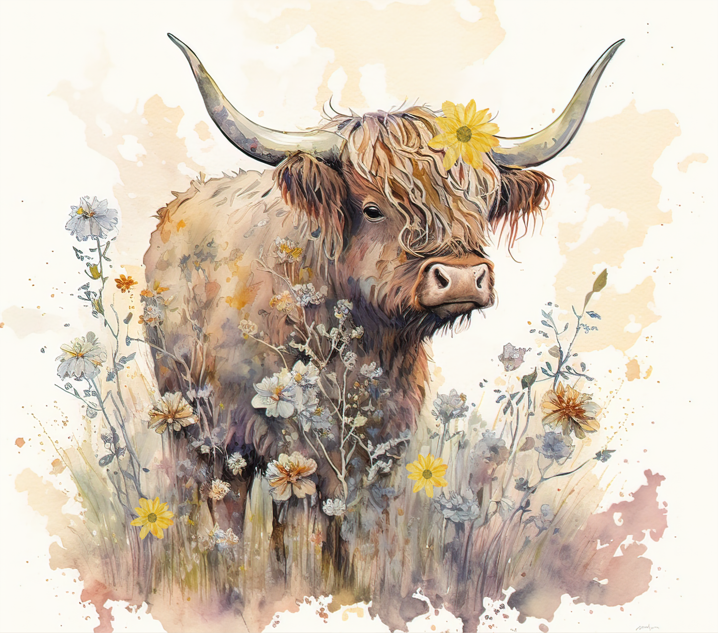 Floral Highland - 20 Oz Sublimation Transfer