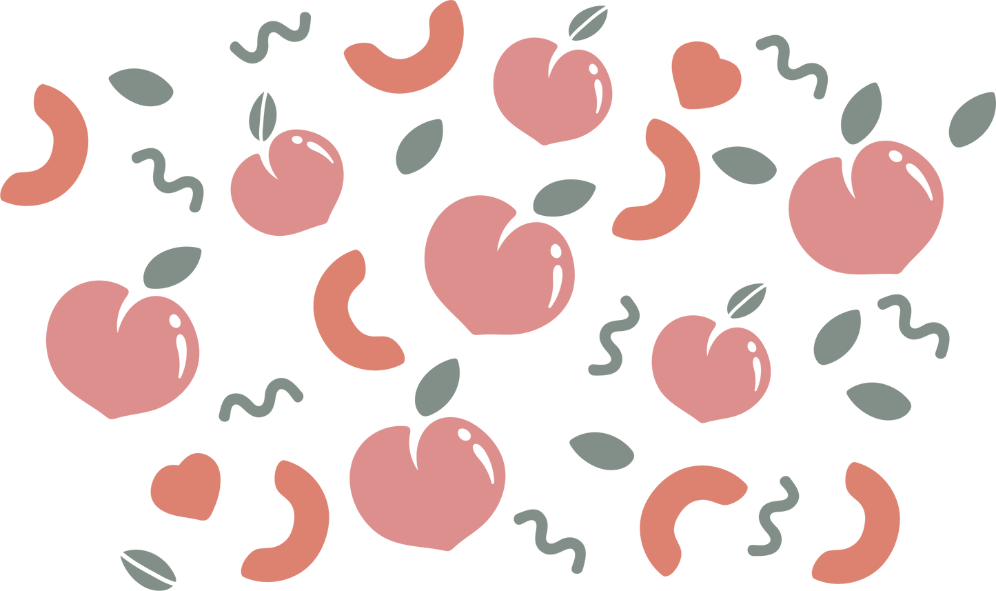 Peaches Wrap NO HOLE - 24 Oz Cold Cup UV DTF Wrap