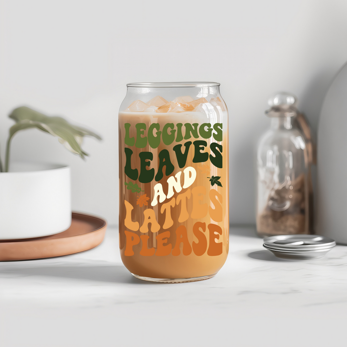 Fall Leggings Leaves - UVDTF Decals
