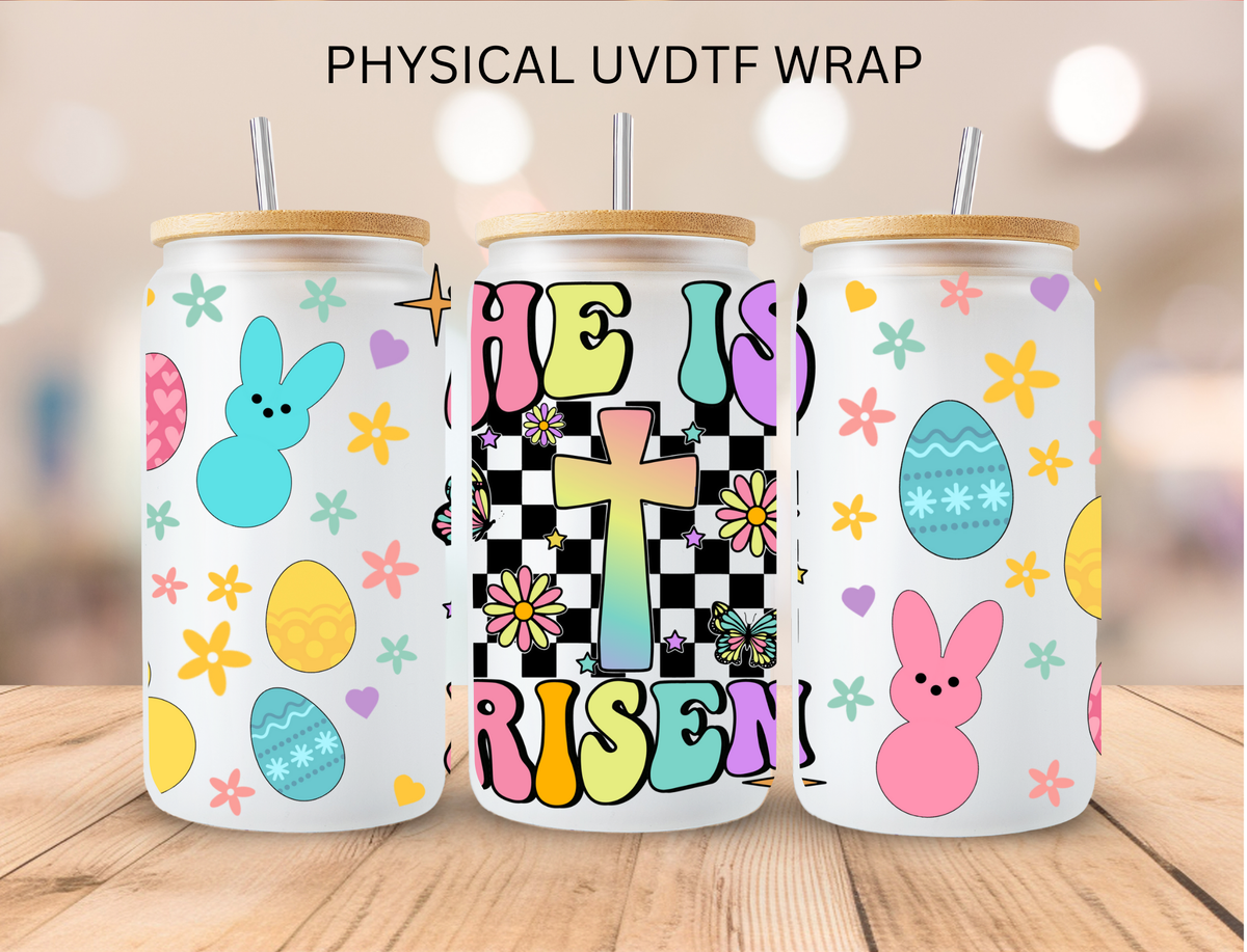 Easter His is The Reason - 16 oz / 20 oz Libby UV DTF