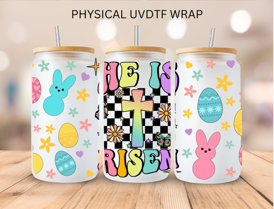 Easter His is The Reason - 16 oz / 20 oz Libby UV DTF