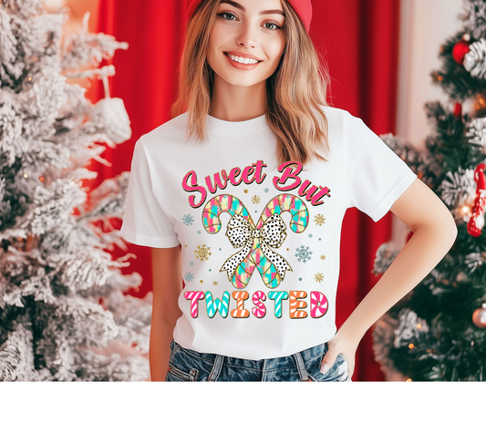 Christmas Sweet But Twisted - Adult DTF Print Transfer