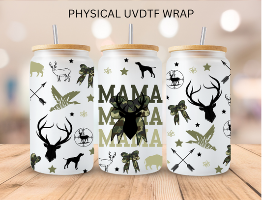 Mama Deer Hunting- 16 oz / 20 oz Libby UV DTF
