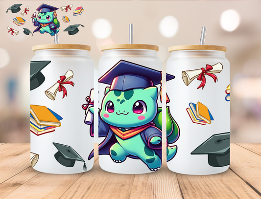 Graduate Water Friend - 16 oz / 20 oz Libby UV DTF Wrap