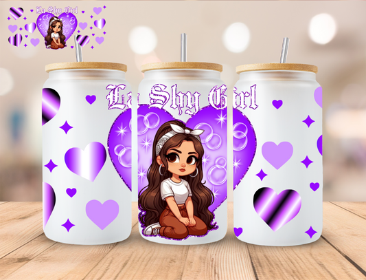 La Shy Girl - 16 oz / 20 oz Libby UV DTF Wrap EXCLUSIVE DESIGN